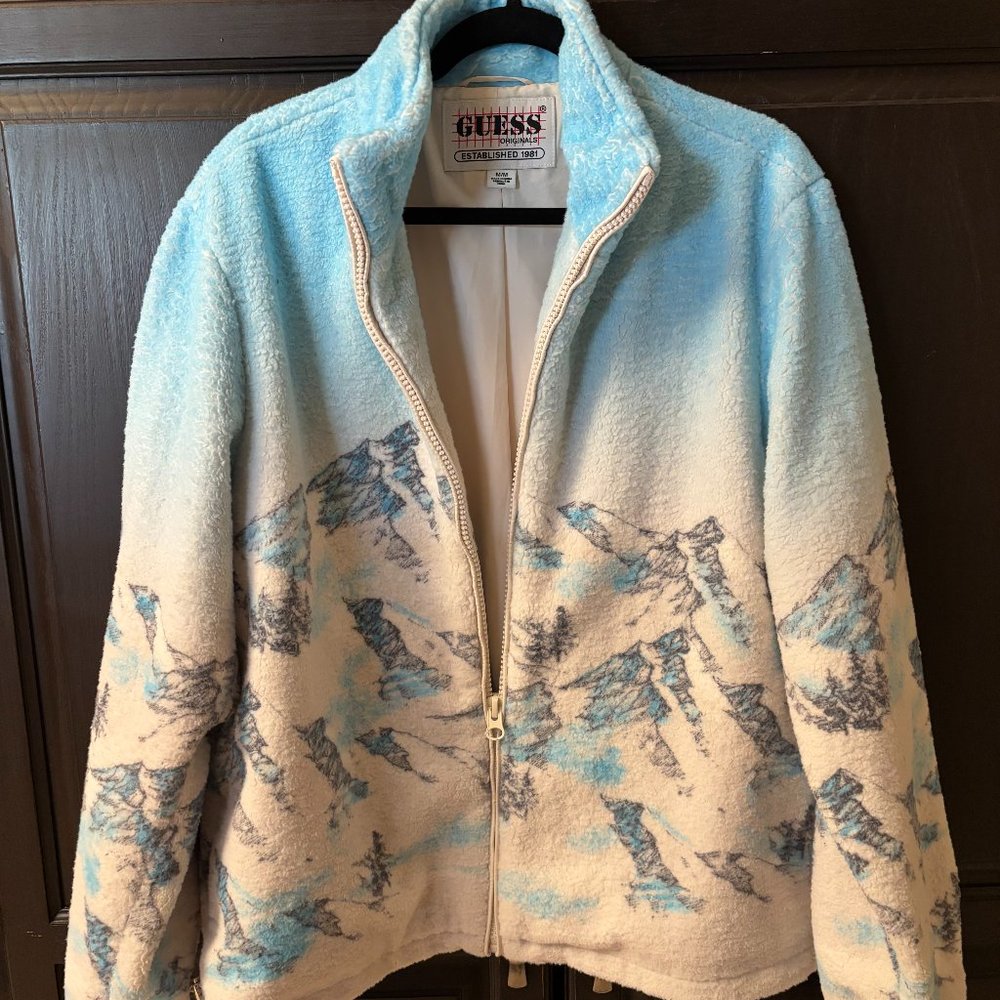 GUESS Originals Sherpa Printed Jacket - Men size medium